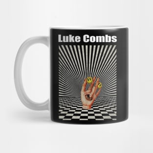 Illuminati Hand Of Luke Combs Mug